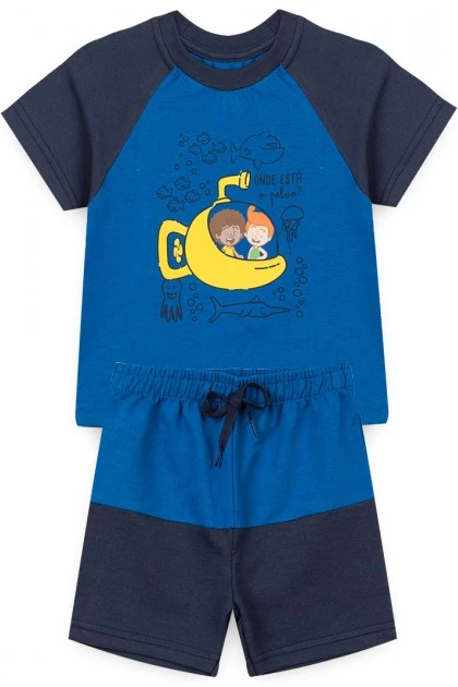 Conjunto Masculino Infantil Onde Está O Polvo? - Mundo Bita