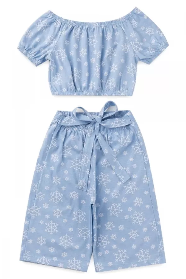 Conjunto Feminino Infantil Frozen
