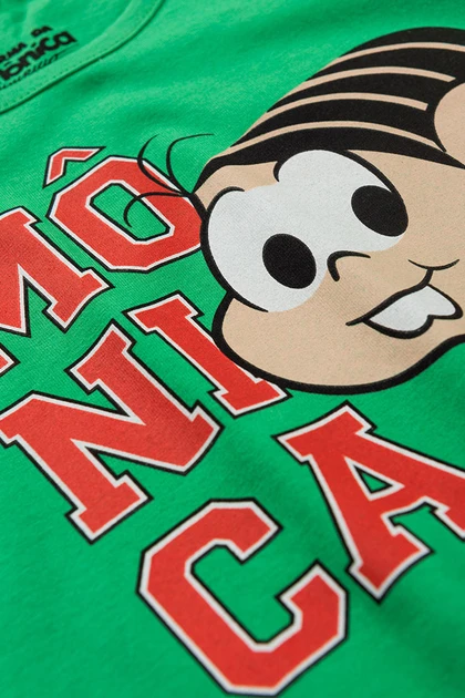 Vestido Infantil Cheia de Charme - Turma da Mônica