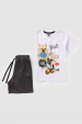 Conjunto Masculino Infantil Bark Branco