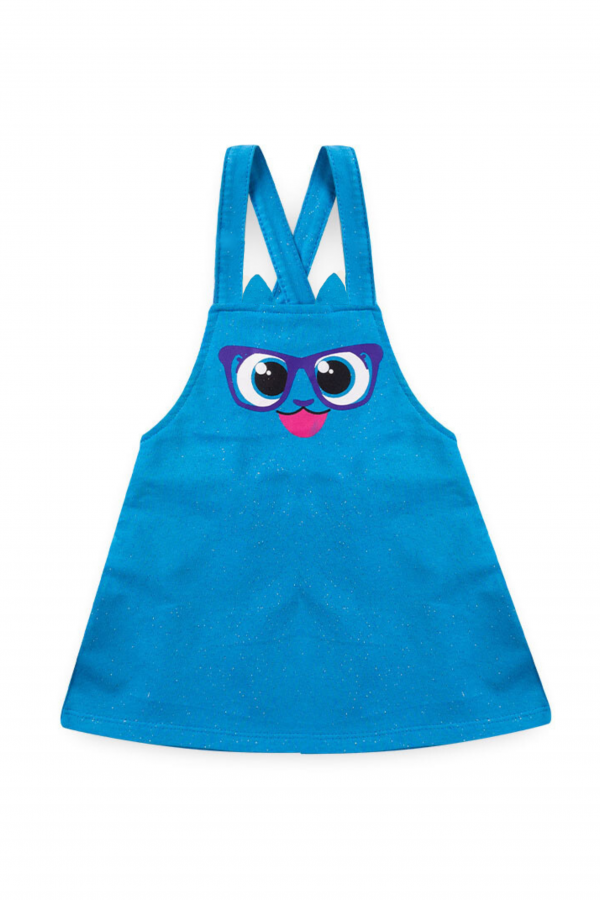 Conjunto Feminino Infantil Jardineira Baby - Bolofofos