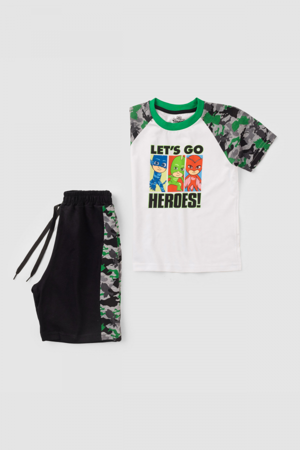 Conjunto Masculino Let´s Go Heroes - Pj Masks