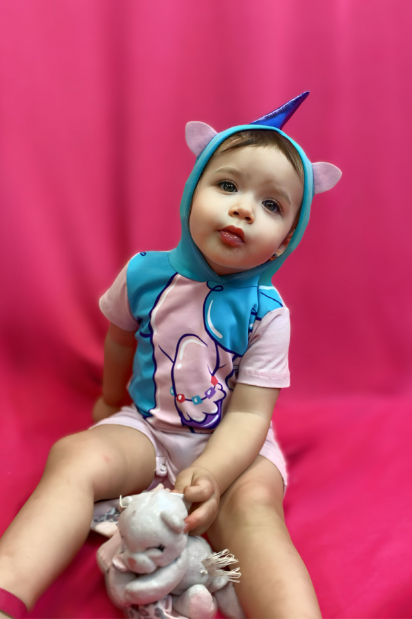 Macacão Feminino Infantil Pony Orelhinhas - My Little Pony