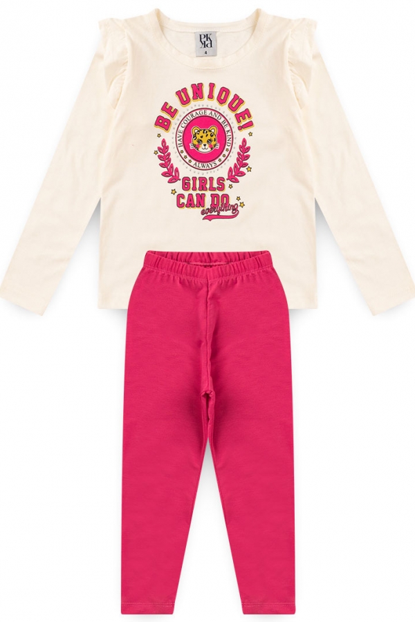 Conjunto Infantil Feminino Unique Off