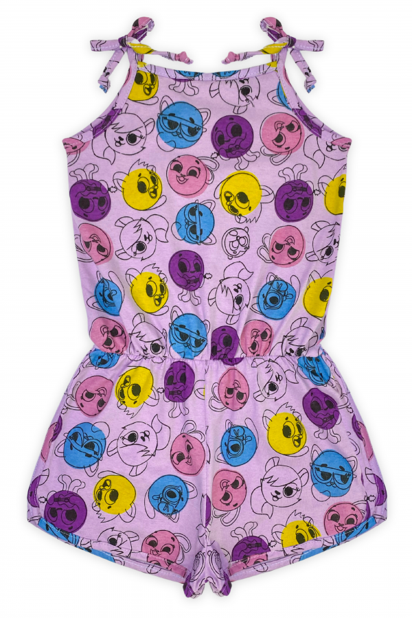 Macaquinho Feminino Infantil Amigos - Bolofofos