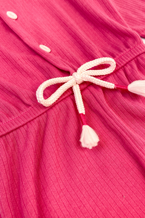 Macacão Feminino Infantil Básico Pink