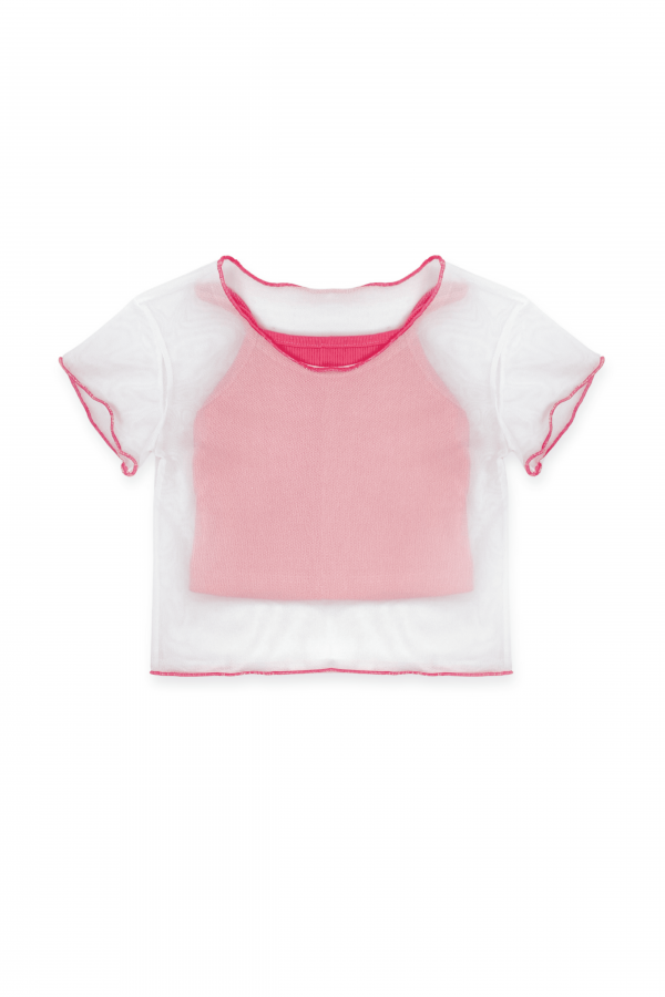 Conjunto Infantil Feminino White Tule