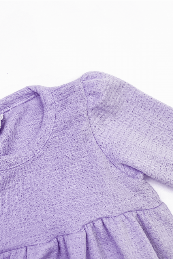 Vestido Feminino Infantil Waffle