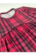 Vestido Infantil Feminino Jogo de Listras