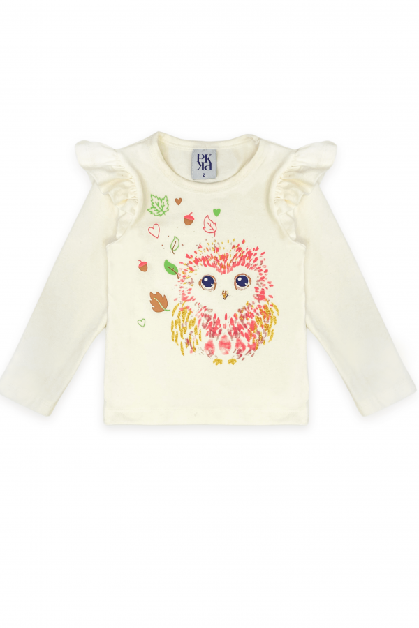 Conjunto Feminino Infantil Corujinha