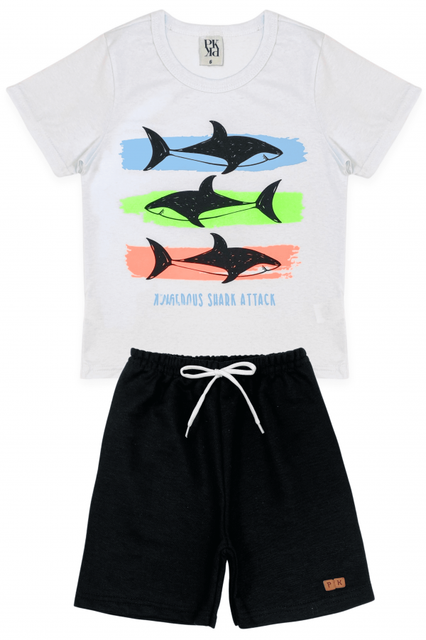 Conjunto Masculino Shark Attack