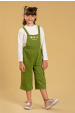 Jardineira Feminina Infantil Life Is Good