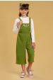 Jardineira Feminina Infantil Life Is Good