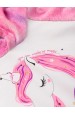 Casaco Feminino Infantil Unicórnio Tie Dye