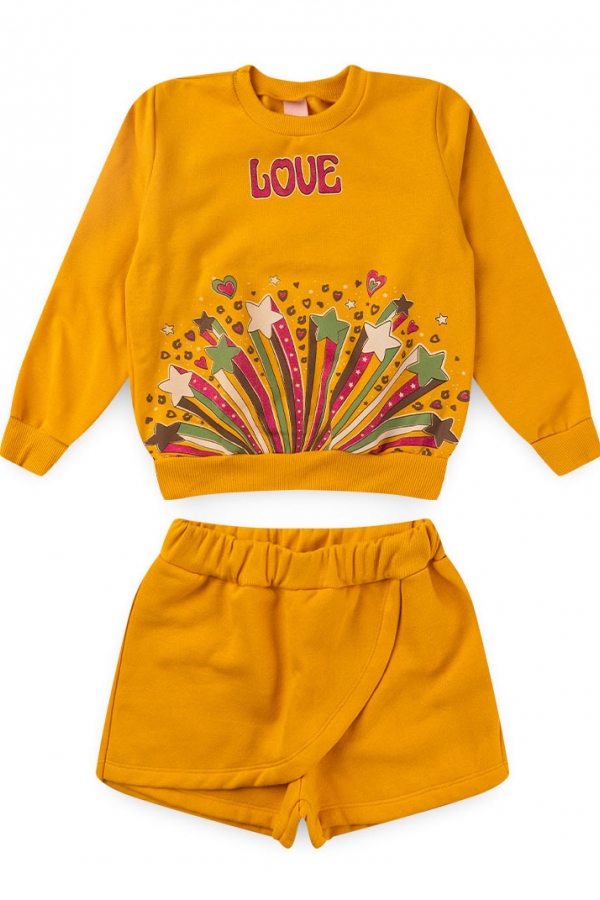 Conjunto Feminino Infantil Star Love