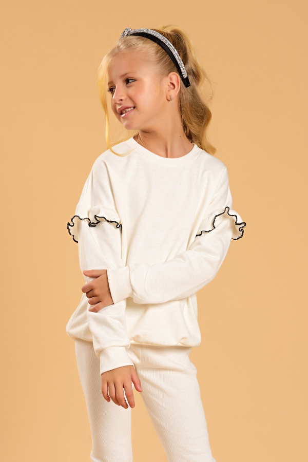 Conjunto Feminino Infantil Babados