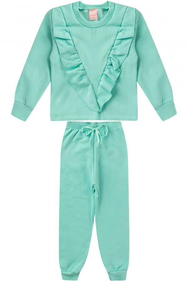 Conjunto Infantil Feminino Babado Delicado