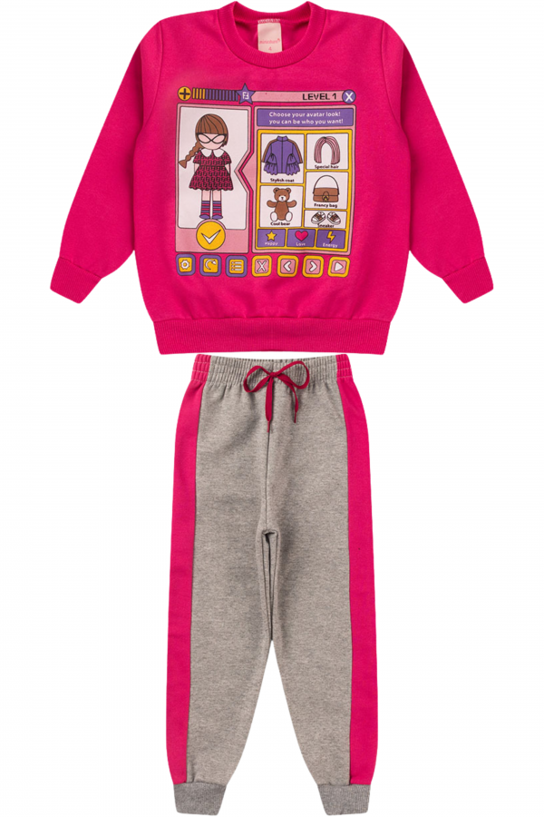 Conjunto Feminino Infantil Level 1