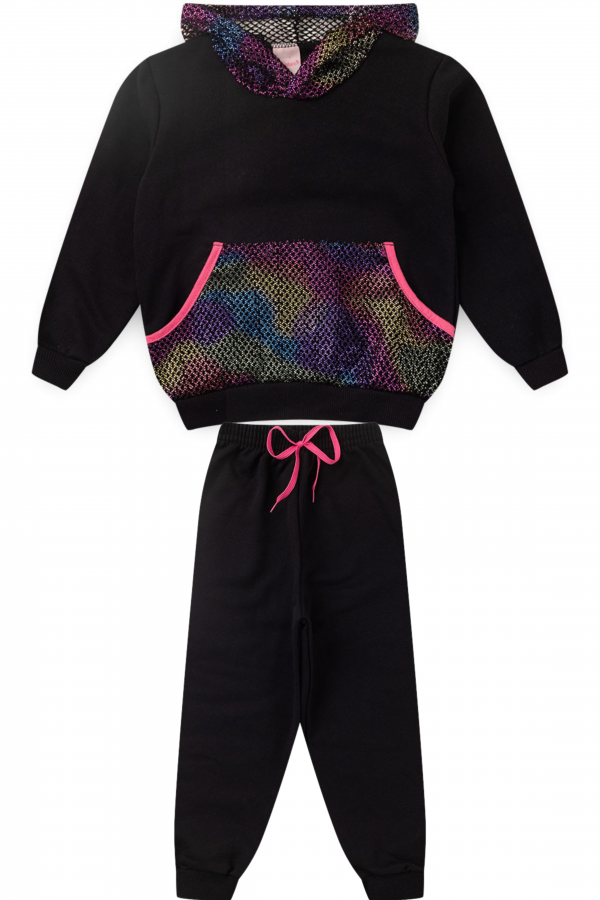 Conjunto Feminino Infantil Telinha Colorida