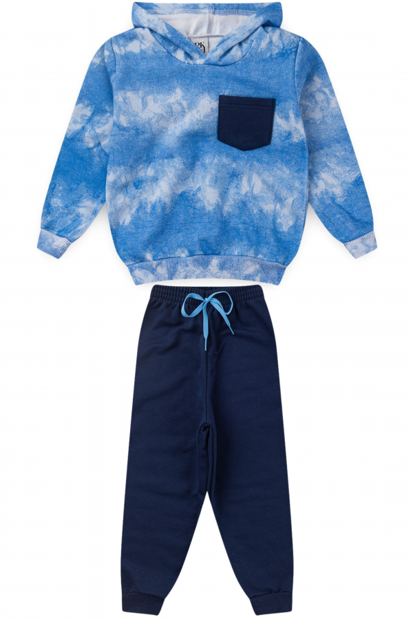 Conjunto Infantil Masculino Tie Dye Detalhado