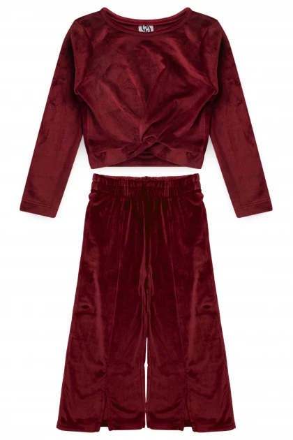 Conjunto Feminino Infantil Nó Veludo