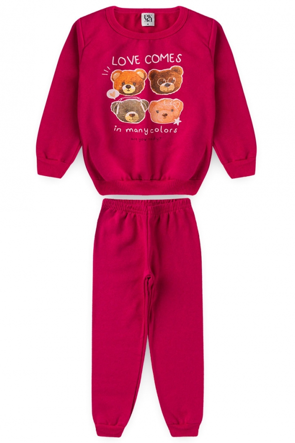 Conjunto Feminino Infantil  O Amor Vem