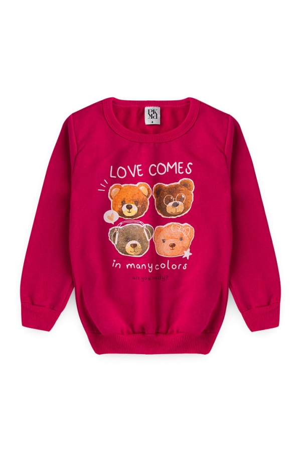 Conjunto Feminino Infantil  O Amor Vem