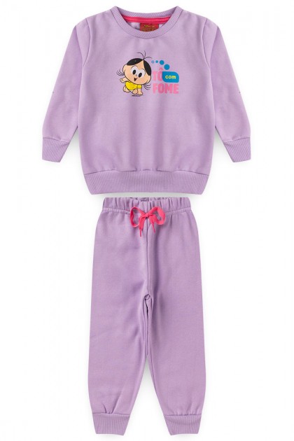 Conjunto Feminino Infantil Magali Esfomeada - Turma da Mônica