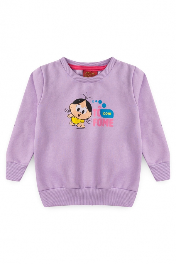 Conjunto Feminino Infantil Magali Esfomeada - Turma da Mônica