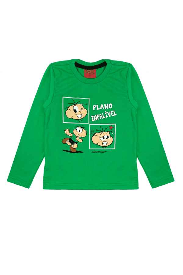 Combo Masculino Infantil Plano Infalível - Turma da Mônica