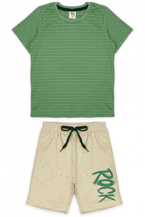 Conjunto Masculino Infantil Rock