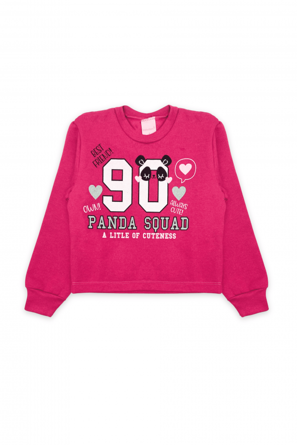 Conjunto Infantil Feminino Panda Squad