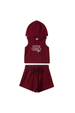 Kit Sortido 2 Peças de Roupas Infantil Feminino Verão- 1 Camisa + 1 Short