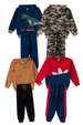 Kit Sortido 8 Peças de Roupas Infantis Menino Inverno - 4 Casacos + 4 Calças