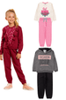 Kit Sortido 2 Peças de Roupas Infantis Feminino Inverno - 1 Casaco + 1 Calça