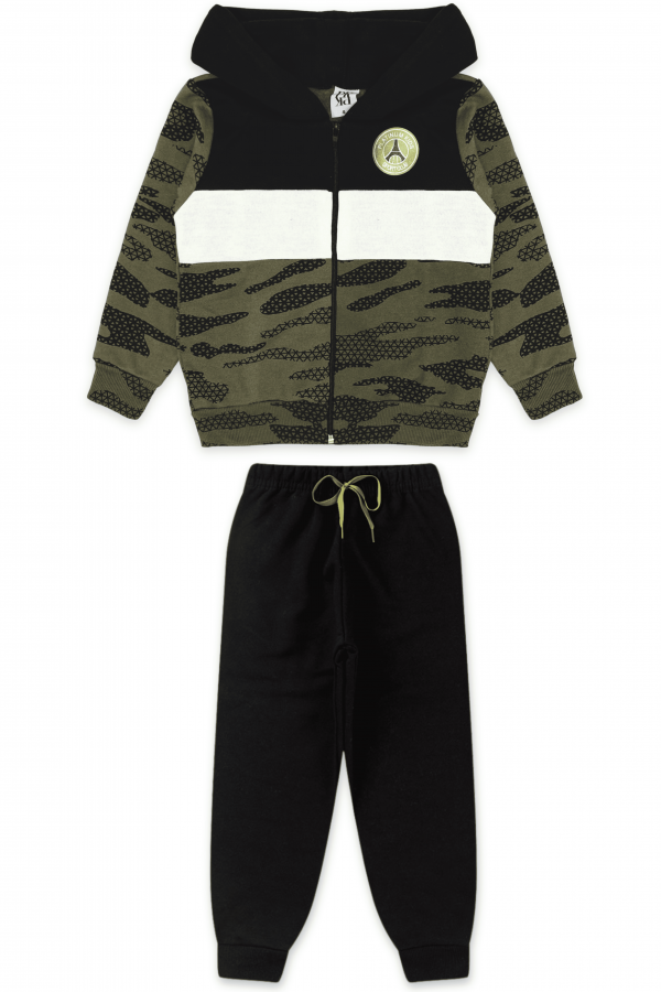 Conjunto Masculino Infantil Patch Camuflado