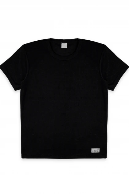 Camiseta Masculina Infantil Waffle Detalhe Lateral