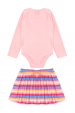 Conjunto Feminino Infantil Primeiros Passos - Turma da Mônica