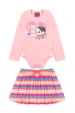 Conjunto Feminino Infantil Primeiros Passos - Turma da Mônica