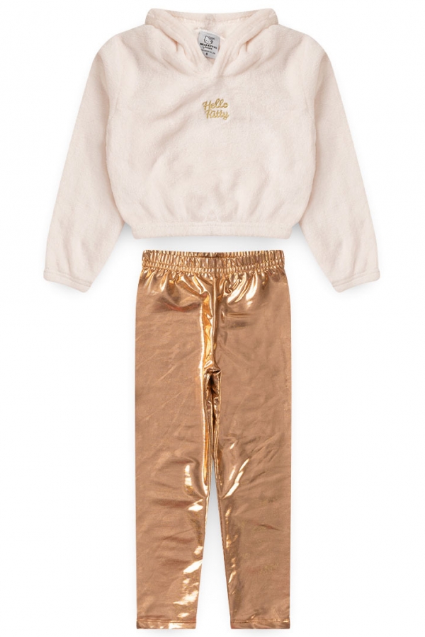 Conjunto Feminino Infantil Plush Fofinho - Hello Kitty