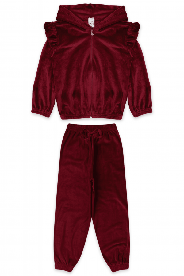 Conjunto Infantil Feminino Babado Peluciado