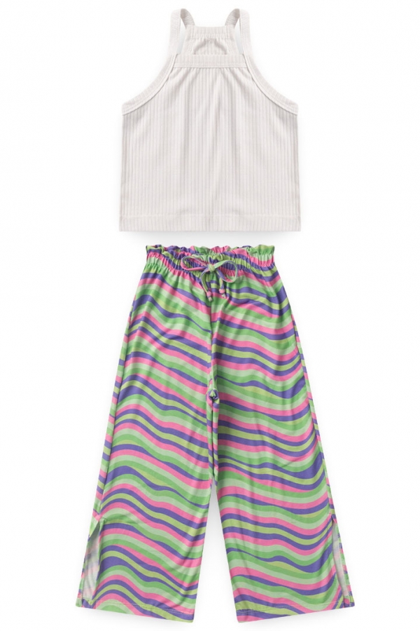 Conjunto Infantil Feminino Ribana Wave