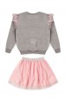 Conjunto Feminino Infantil In The Skies - Masha e O Urso