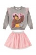 Conjunto Feminino Infantil In The Skies - Masha e O Urso