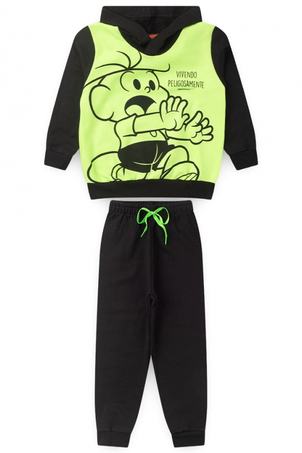 Conjunto Masculino Infantil Peligosamente - Turma da Mônica