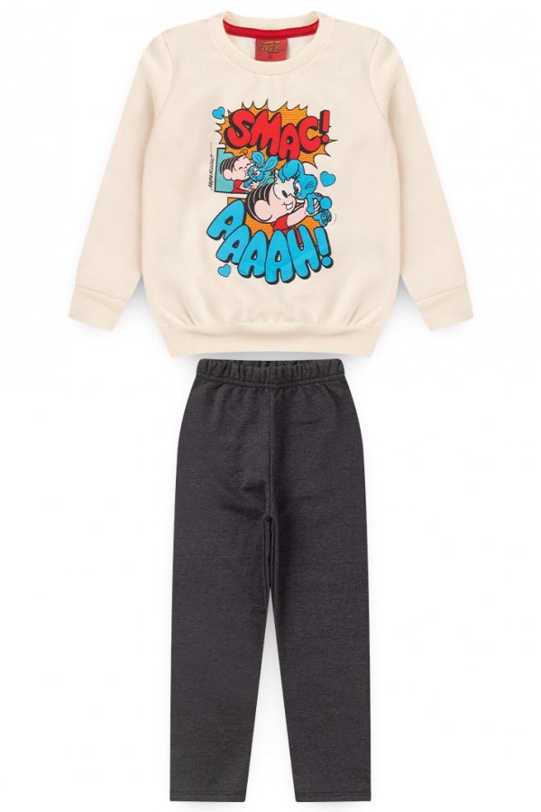 Conjunto Feminino Infantil Smac Sansão - Turma da Mônica