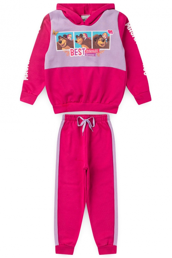 Conjunto Feminino Infantil Best Friends Forever - Masha e O Urso