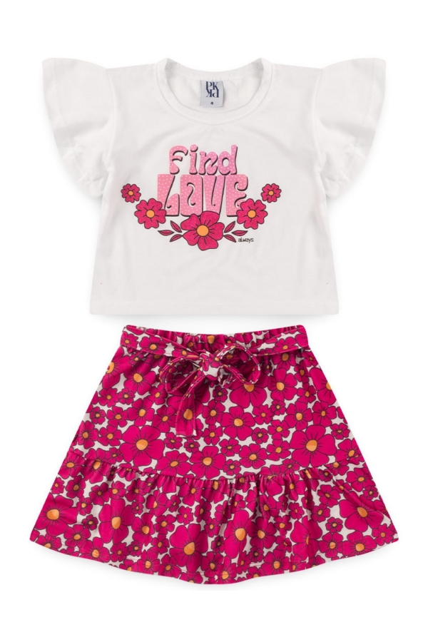 Conjunto Infantil Feminino Find Love