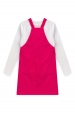 Salopete Feminina Infantil Bolso Glitter - Turma da Mônica