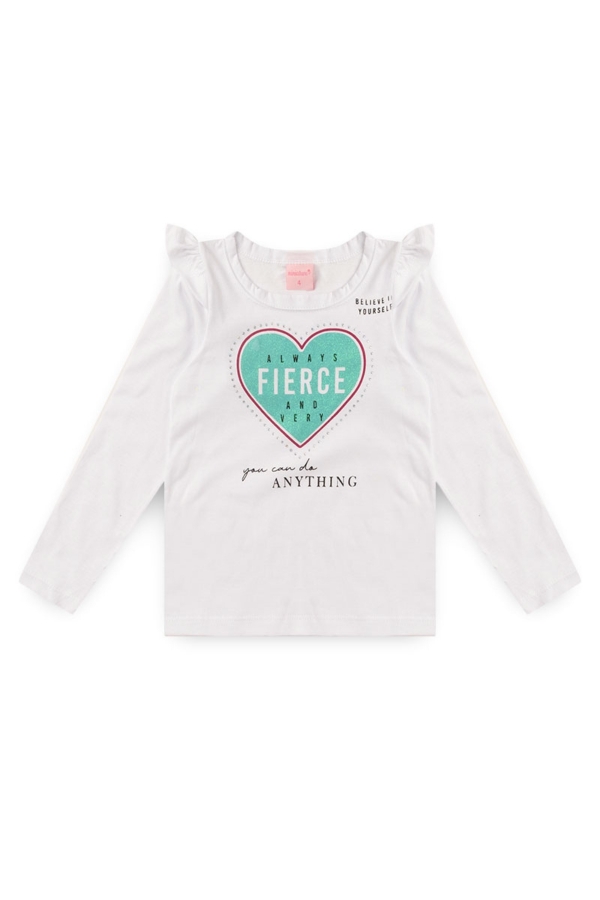 Conjunto Infantil Coração Fierce